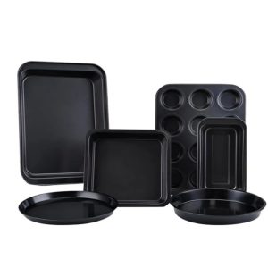The  6 Piece Baking Pans Set,Non Stick Bakeware